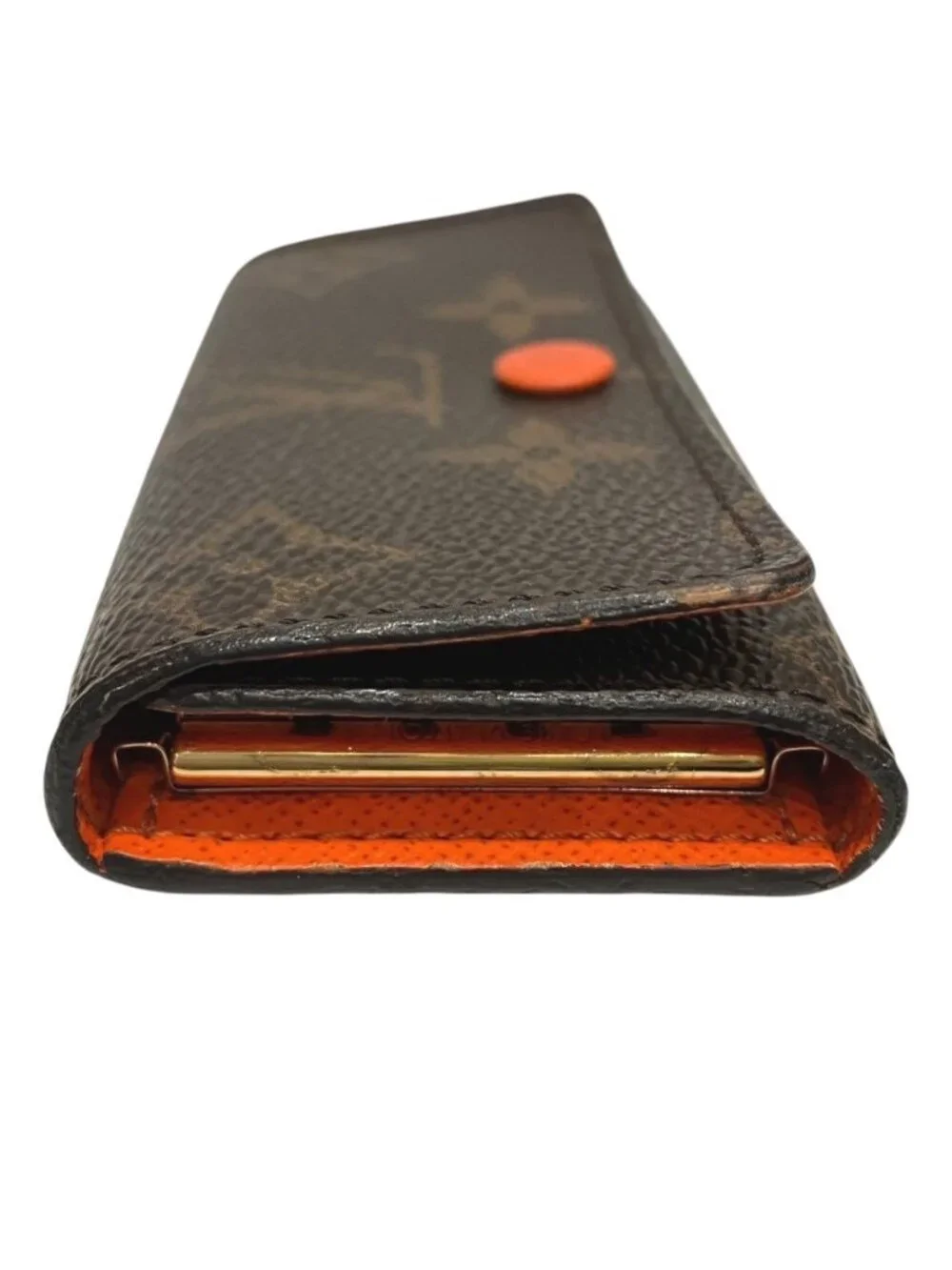 Louis Vuitton Multicles 4 Monogram Key Case Canvas Key Holder